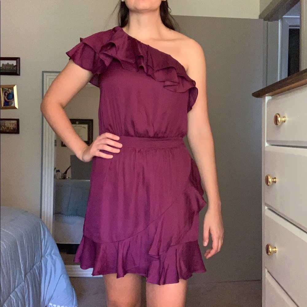 White House Black Market Magenta Dress